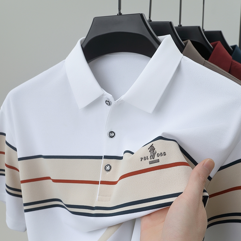 Summer Light Clothing - Camisa polo de manga curta de