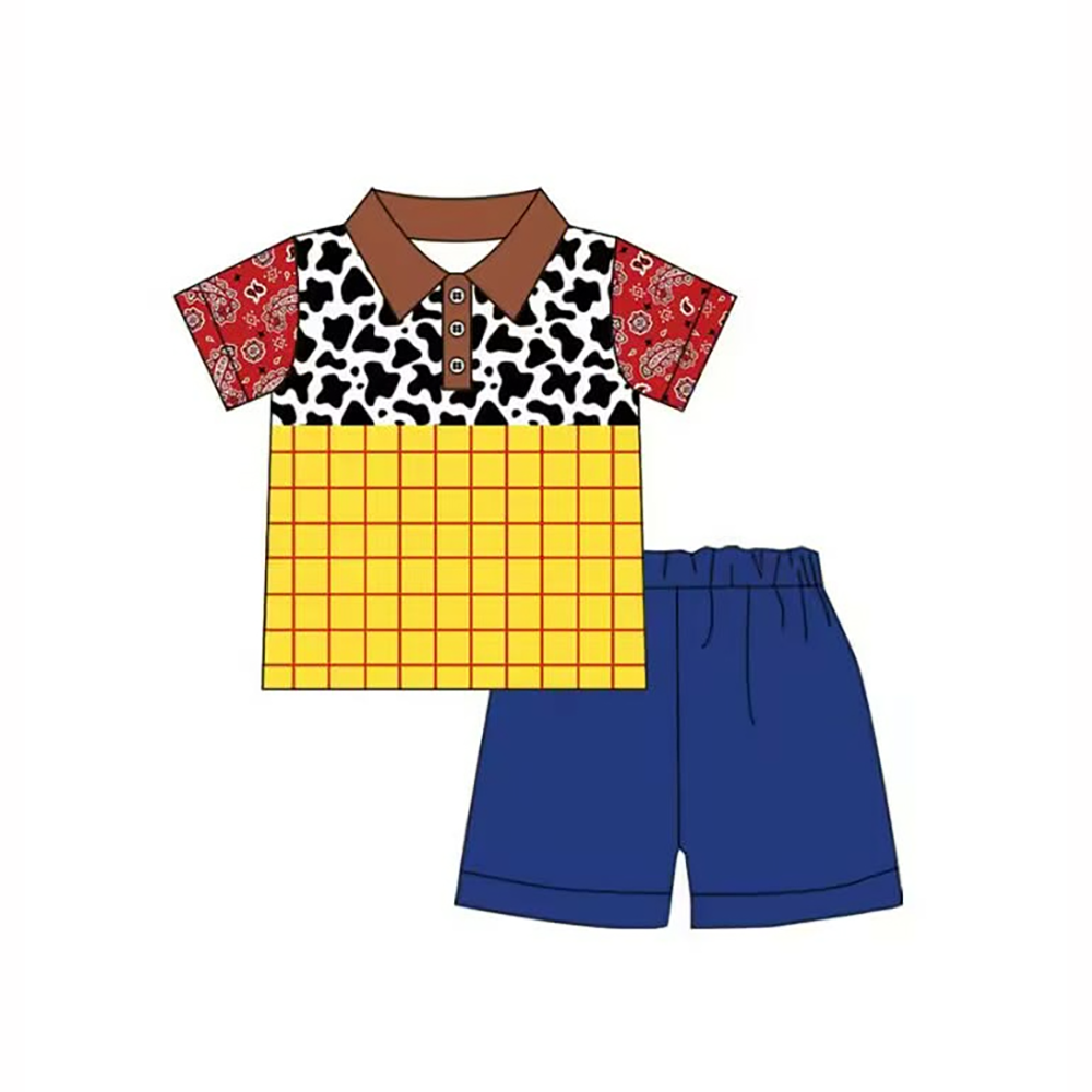Summer Clothing Boutiques - Conjunto de Roupas Infantis de Verão