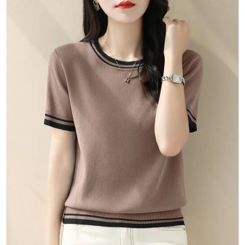 Summer Clothing Yarn - Novo verão com decote em v