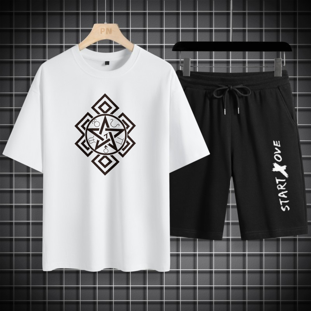 Summer Clothing Pieces - 1 peça de conjunto de camiseta