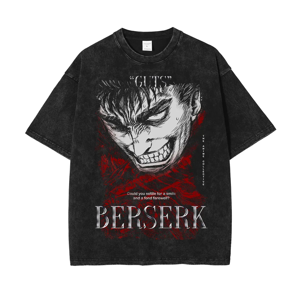 Summer Away Clothing - Berserk Animation Derivatives Guts Impressão Retro