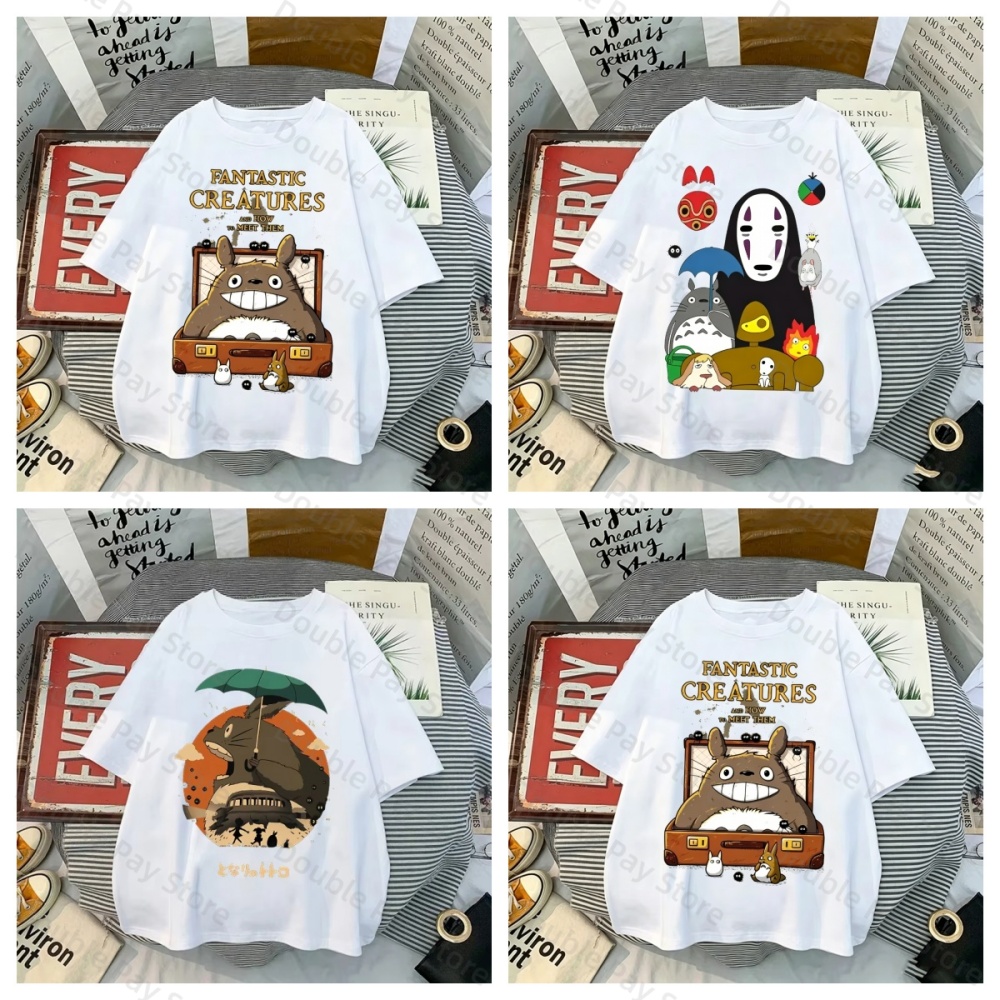 Summer Away Clothing - Camiseta Unissex Plus Size Anime Totoro