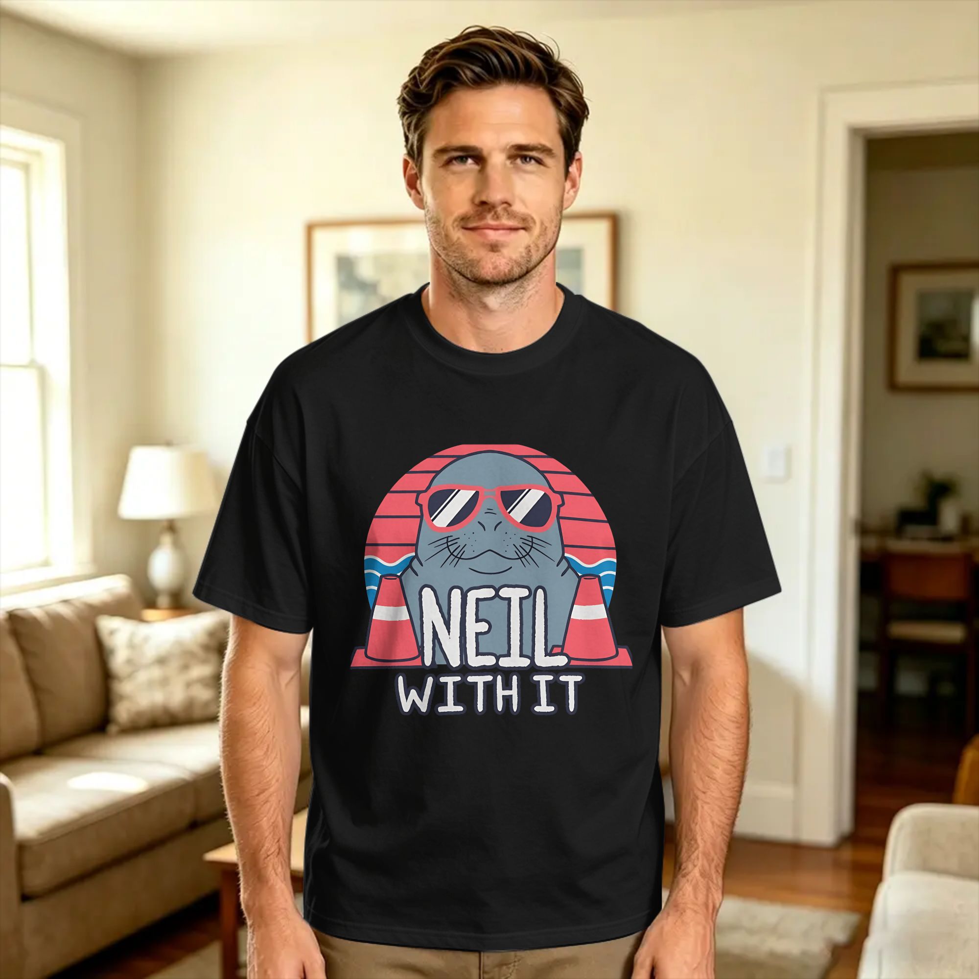 Summer Clothing Deals - Camiseta Neil the Seal Deal With