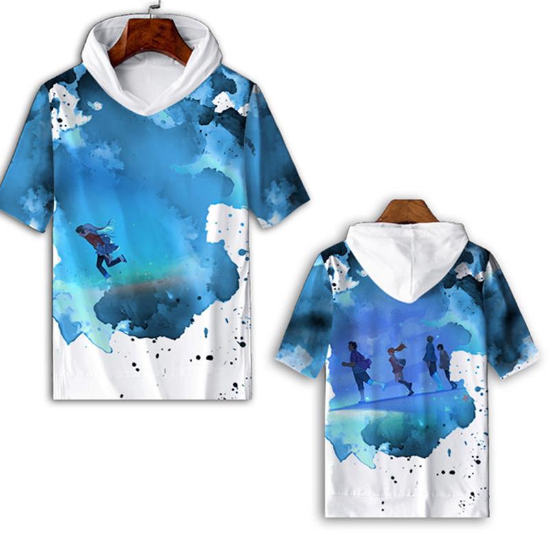 Summer Clothing Name - Nova Camiseta Masculina de Verão Casual