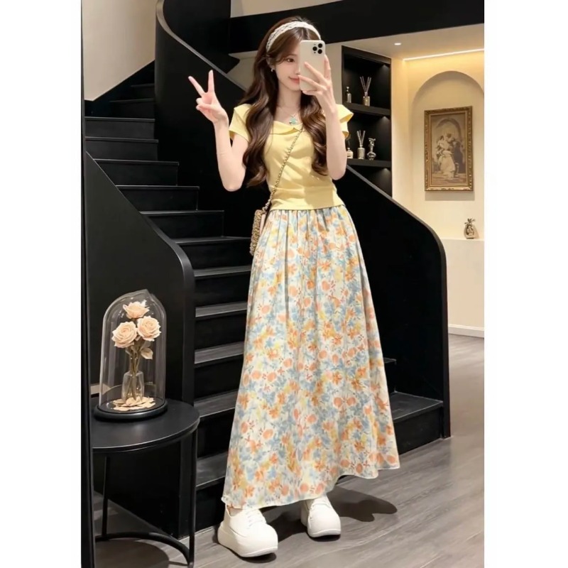 Summer Clothing For Japan - Conjunto Feminino Coreano Japonês Doce e