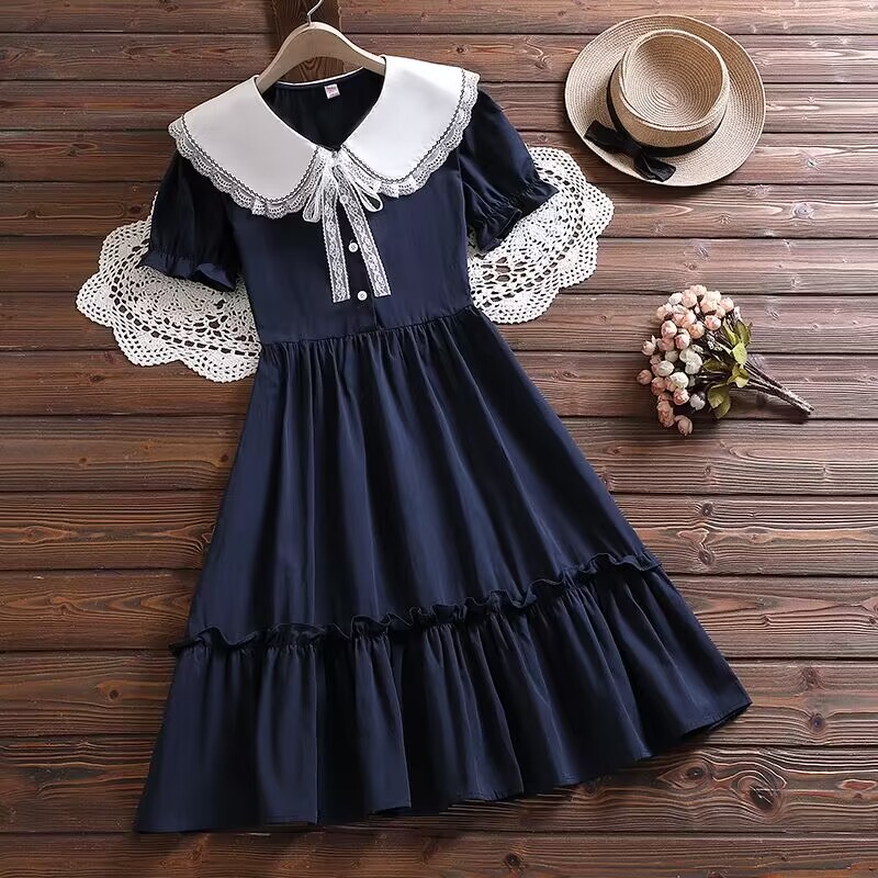 Summer Clothing For Teen Girls - Vestido de Festa Infantil Feminino Retrô