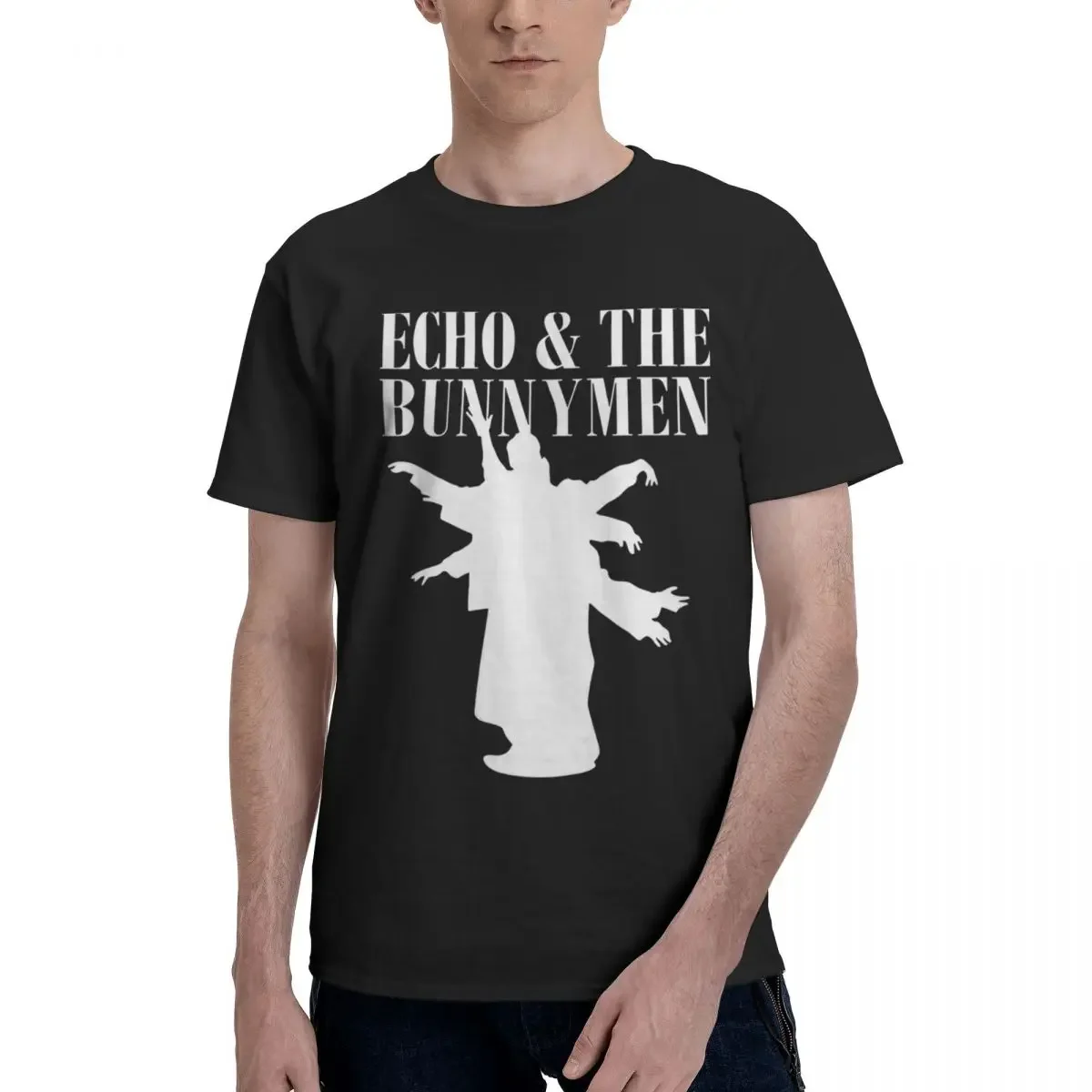 Summer Clothing Deals - ECHO AND THE BUNNYMEN 100% algodão,