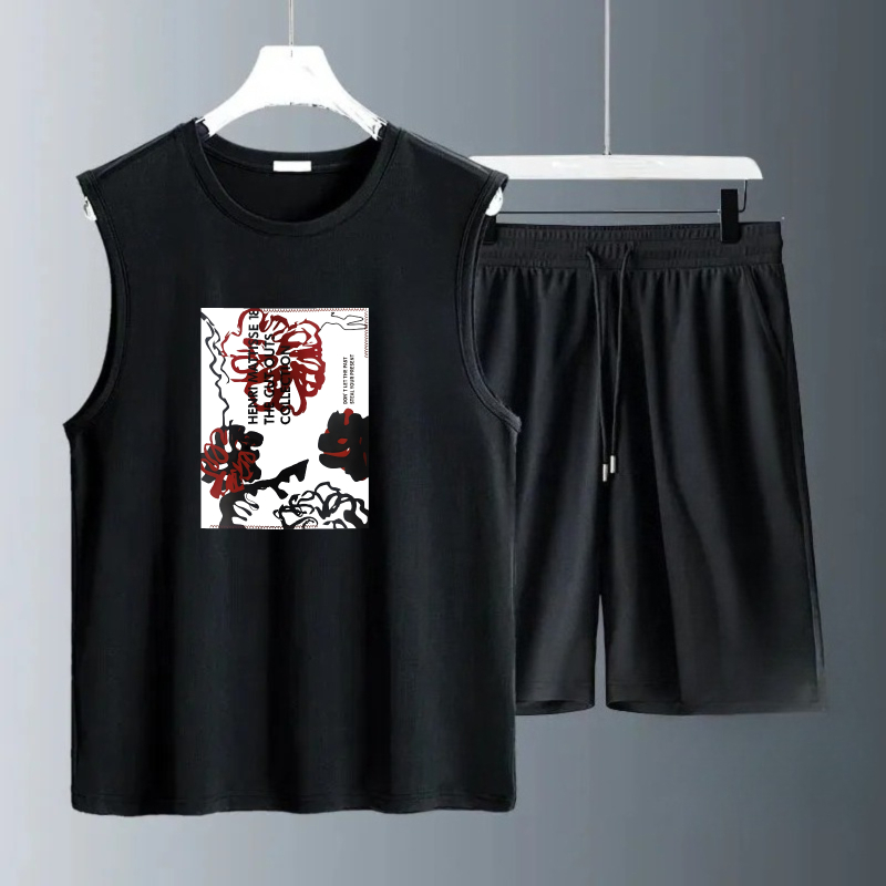 Summer Clothing Pieces - Conjuntos de Camisetas Sem Mangas Masculinas