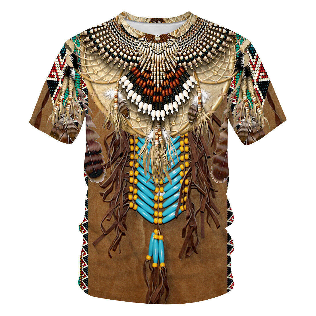 Indian Summer Vintage Clothing - Estilo étnico indiano impressão 3d camisetas