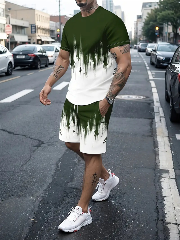 Conjunto de T-shirt com Textur - Summer Clothing Pieces avaliação e preço