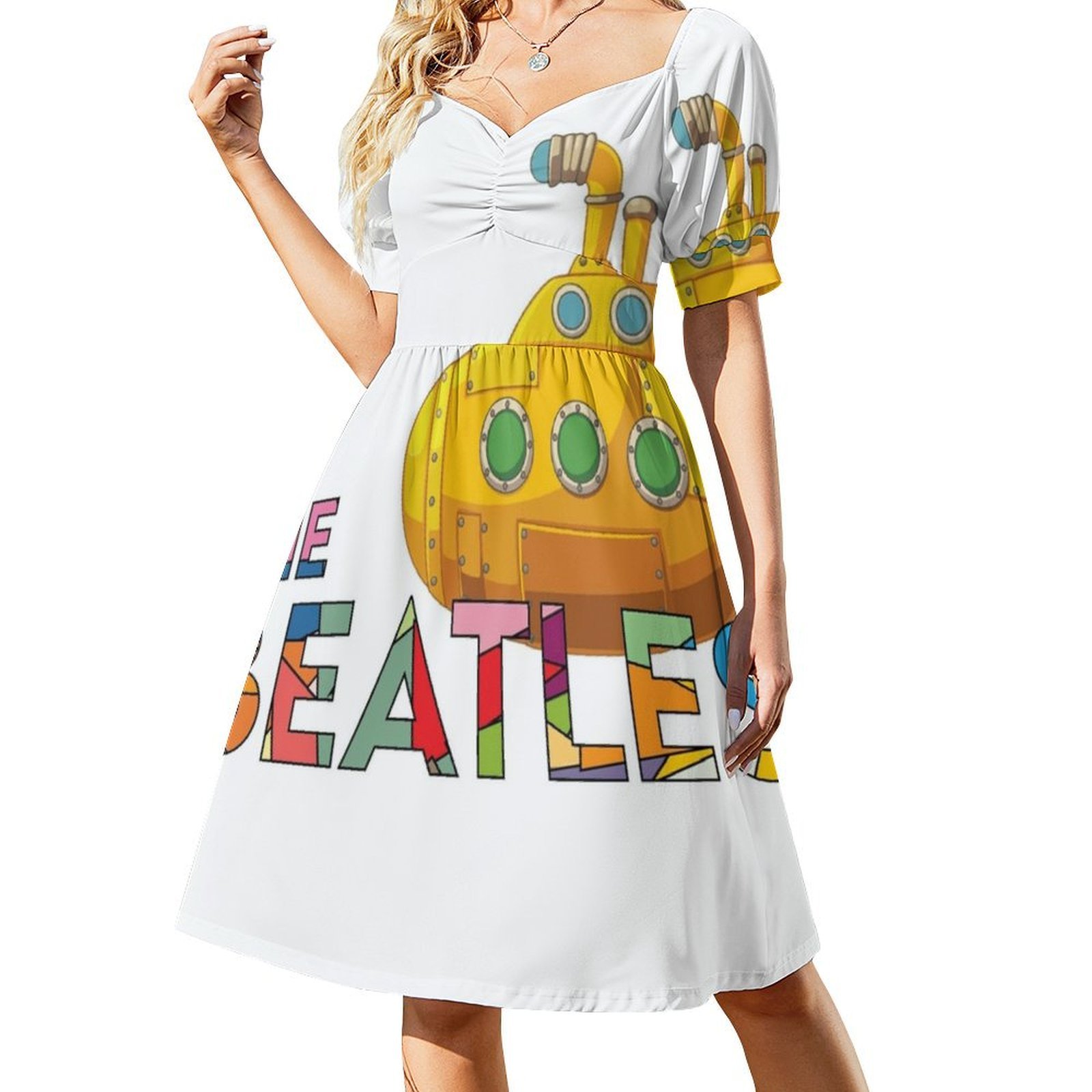 Vestido boêmio vintage manga b - Summer Clothing Options avaliação e preço