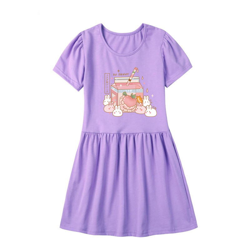 Girls' Strawberry Juice Dress, - Summer Clothing For Teen Girls avaliação e preço