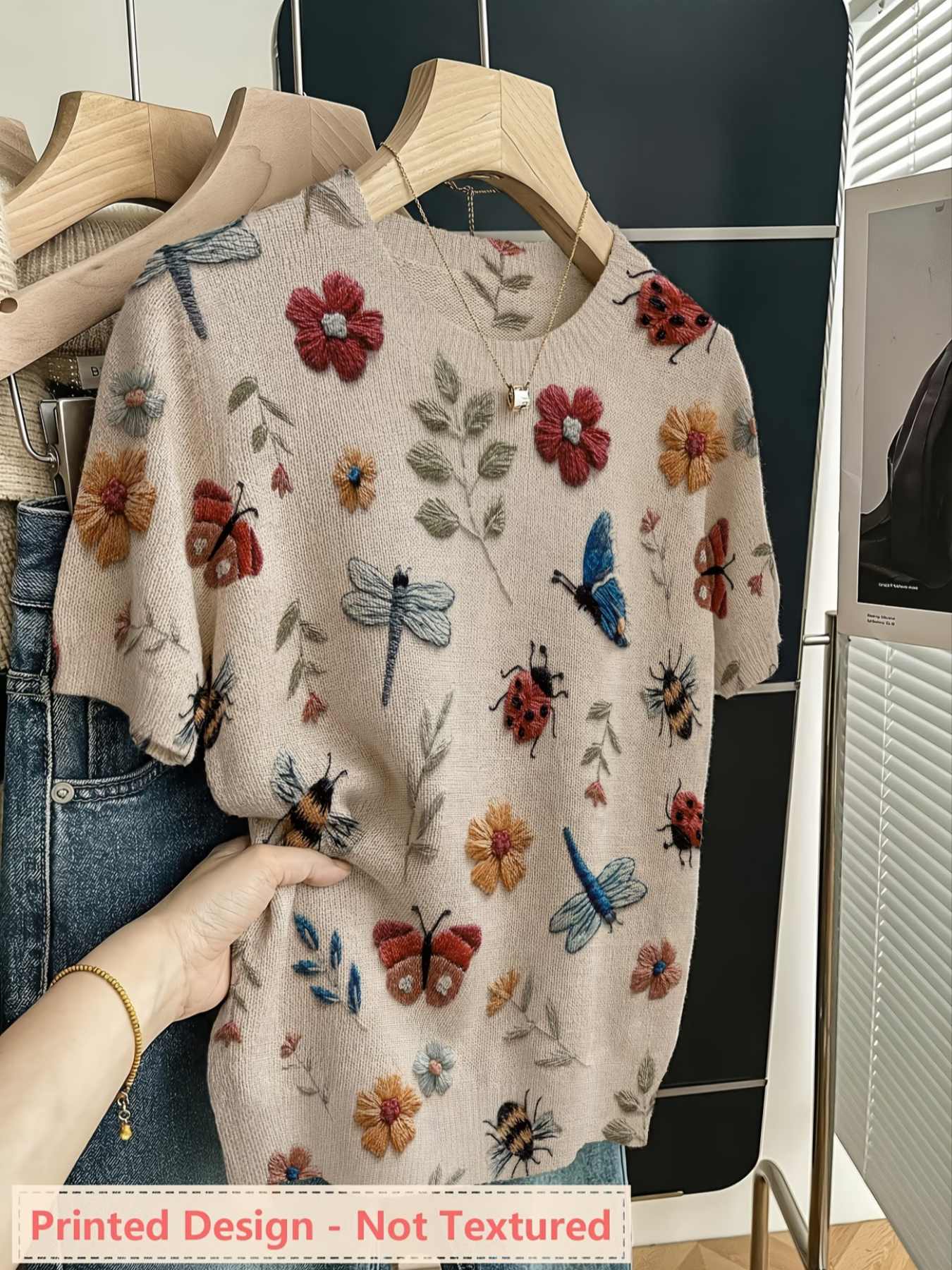 Blusa Feminina Estampada - Nov - Summer Clothing Yarn avaliação e preço