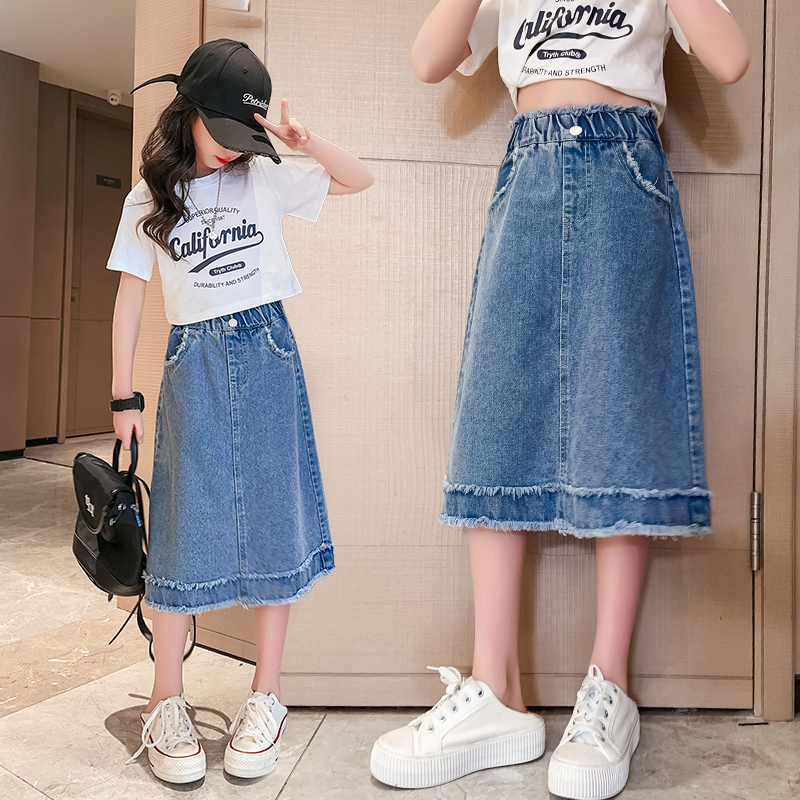 Saia Jeans Feminina Escolar Pr - Summer Clothing For Teen Girls avaliação e preço