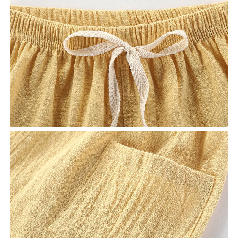 Algodão e shorts de linho para - Summer Clothing For Teen Girls avaliação e preço