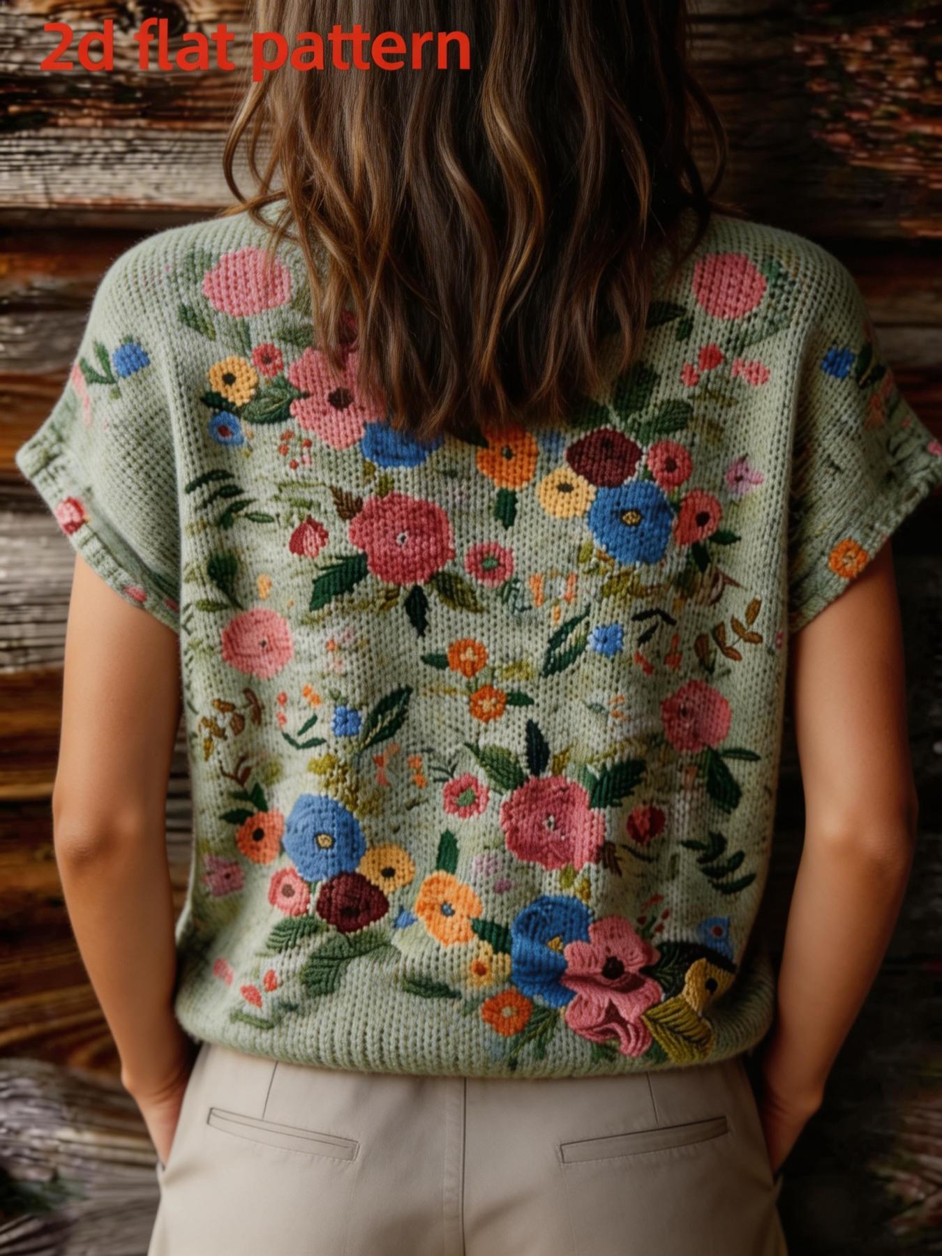 Blusa Feminina Estampada Sem T - Summer Clothing Yarn avaliação e preço