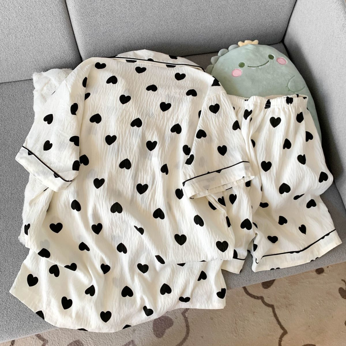 Pijamas femininos finos de ver - Summer Clothing Sets Women avaliação e preço