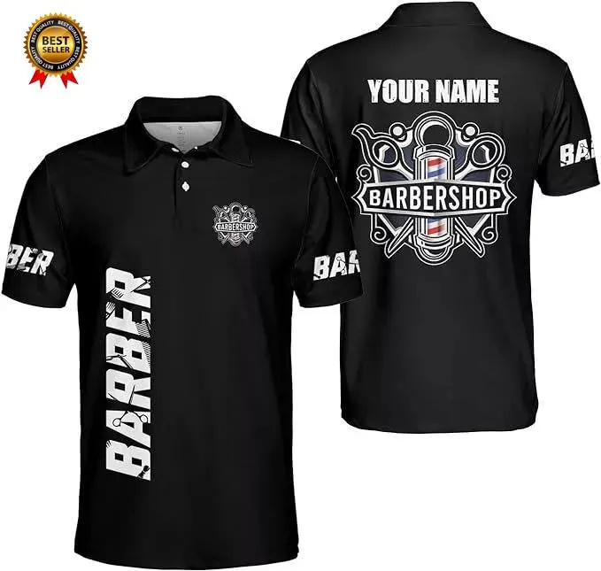 2025 barbeiro camisas polo de  - Summer Clothing Name avaliação e preço