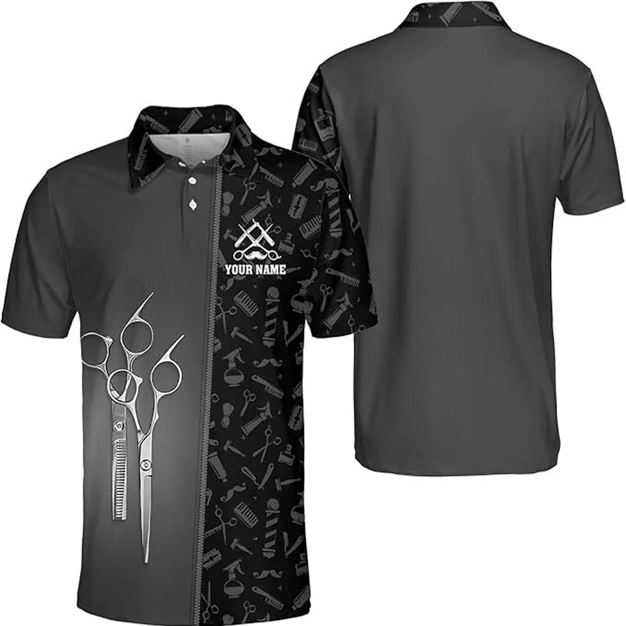 2025 barbeiro camisas polo de  - Summer Clothing Name avaliação e preço
