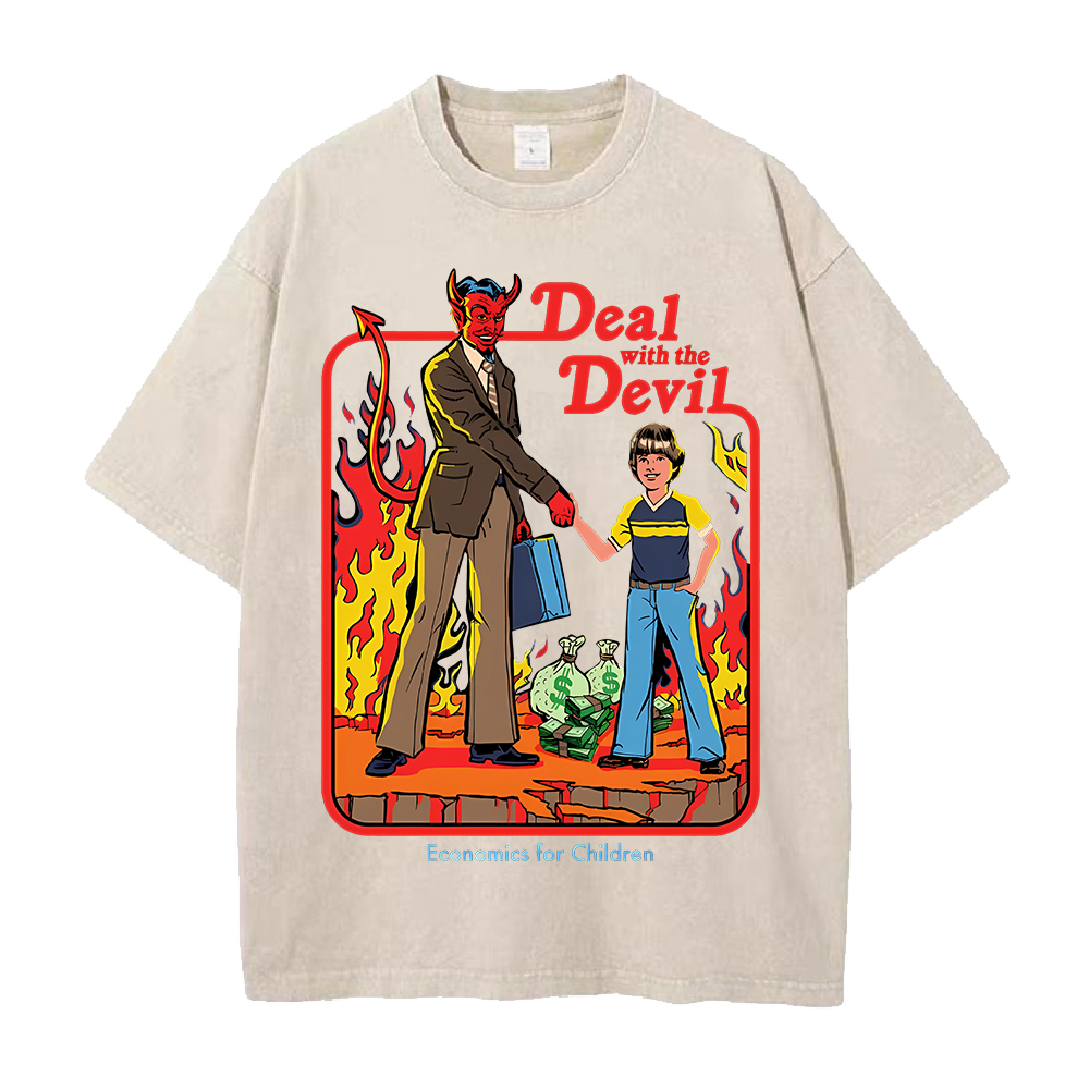 Camiseta Estampada Deal With T - Summer Clothing Deals avaliação e preço