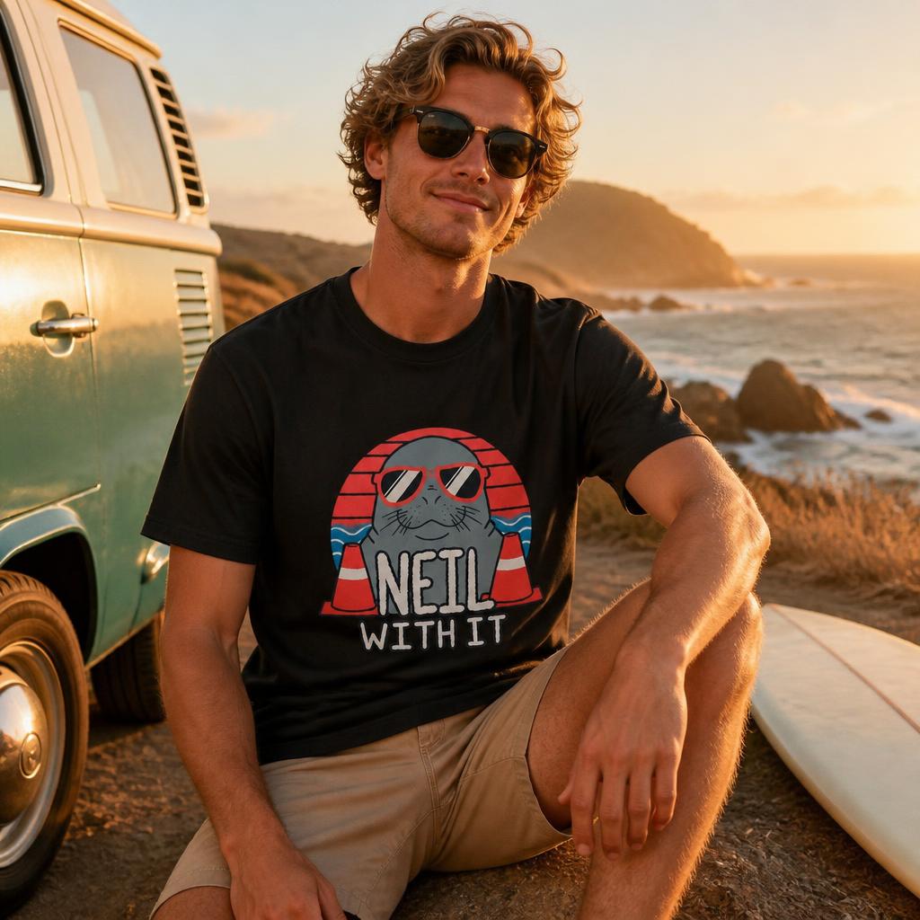 Camiseta masculina Neil the Se - Summer Clothing Deals avaliação e preço