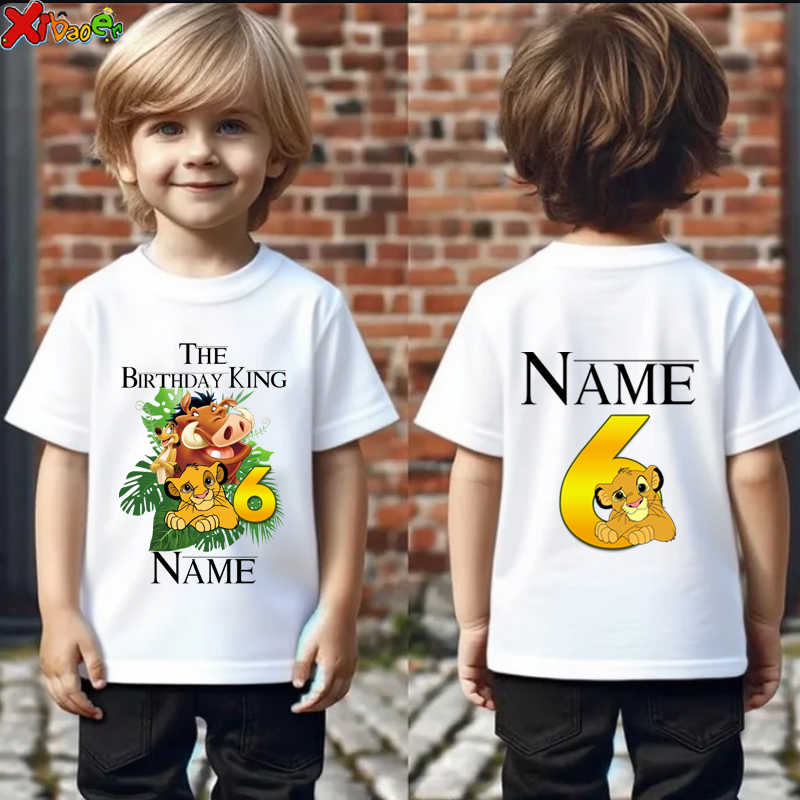 Aniversário menino camisas 5th - Summer Clothing Name avaliação e preço