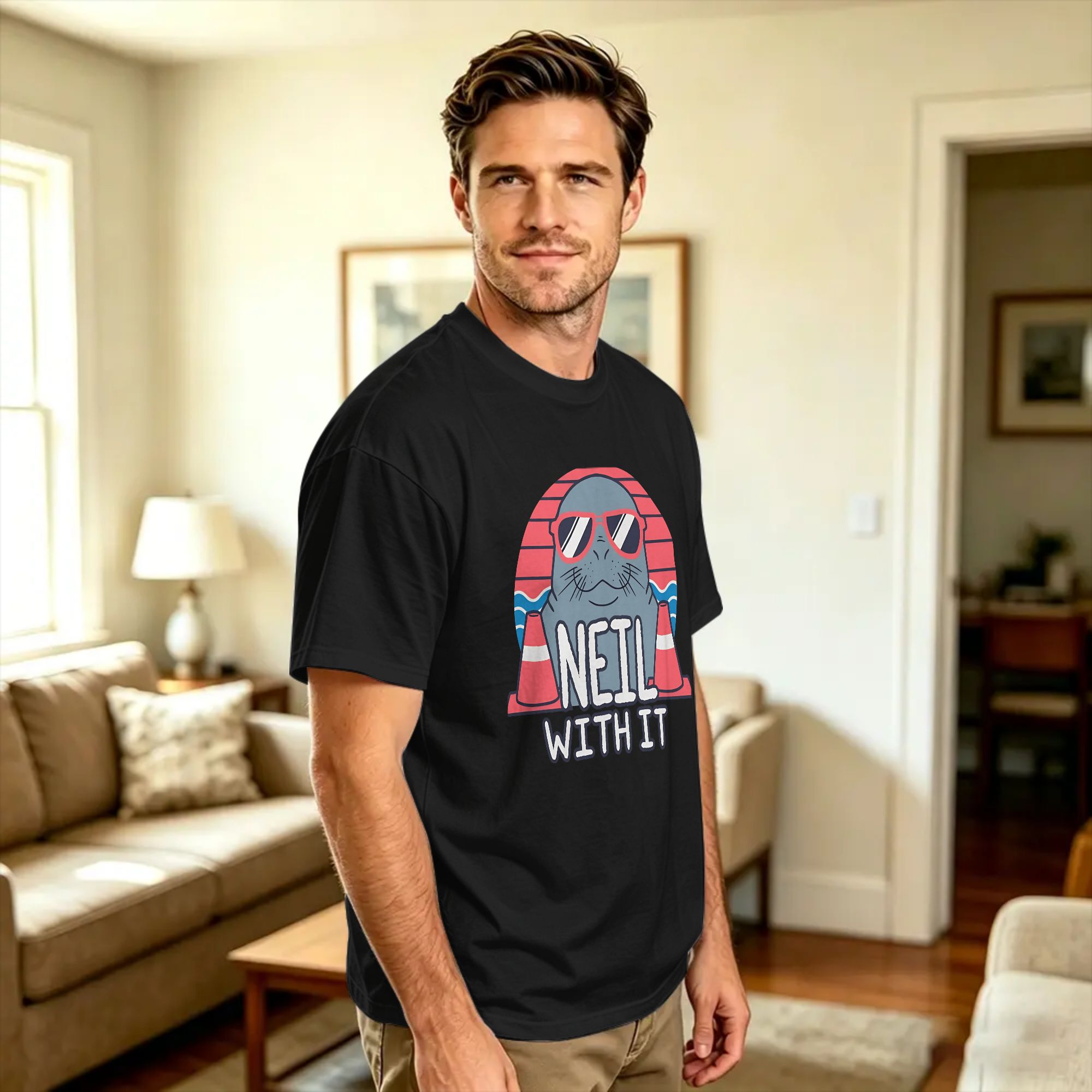Camiseta Neil the Seal Deal Wi - Summer Clothing Deals avaliação e preço