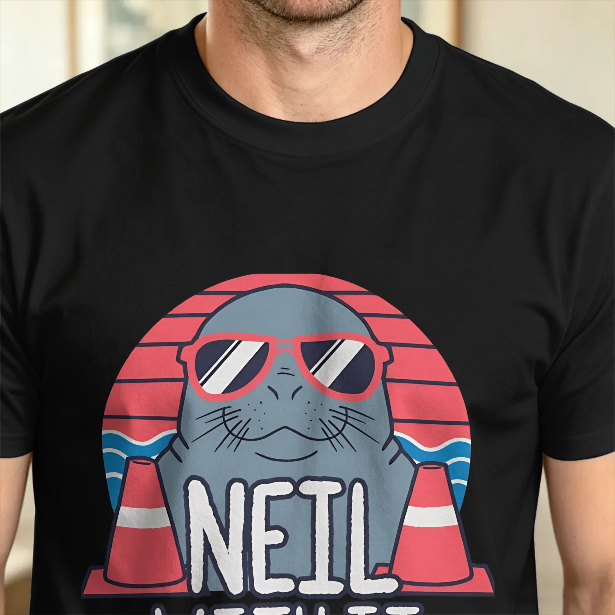 Camiseta Neil the Seal Deal Wi - Summer Clothing Deals avaliação e preço