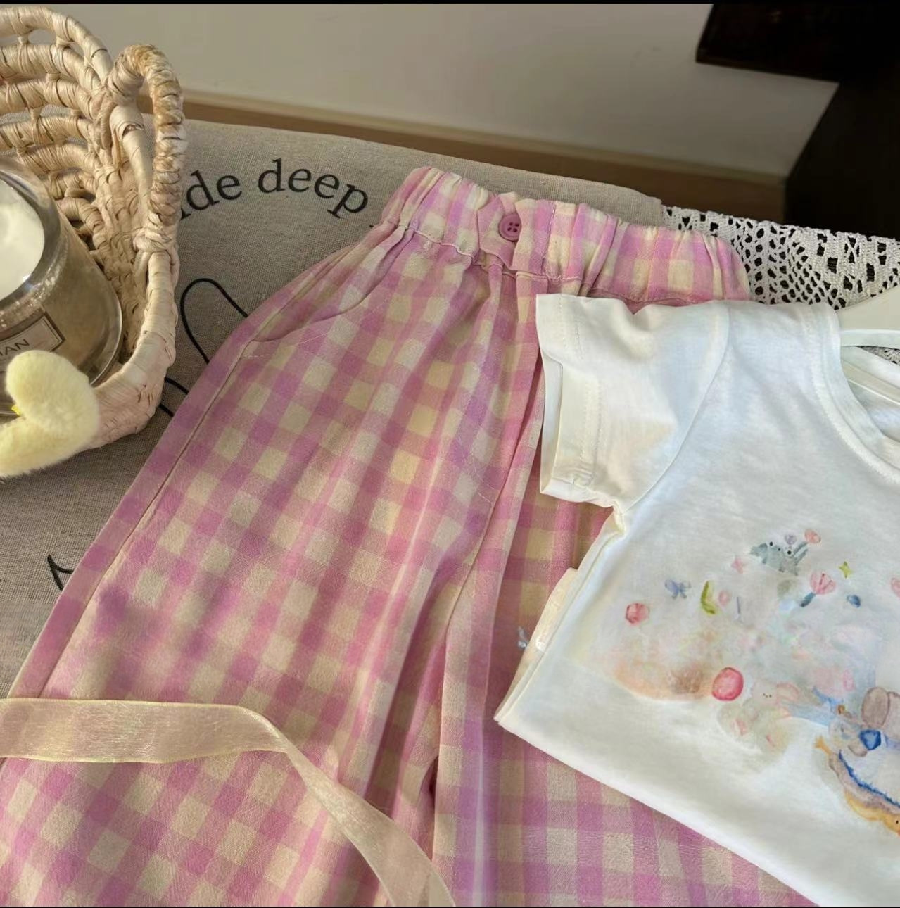 Conjuntos de roupas infantis c - Summer Clothing Boutiques avaliação e preço