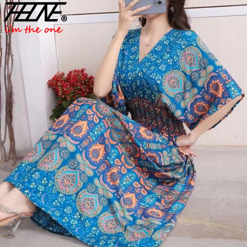 Vestido feminino verão 2024 ma - Indian Summer Vintage Clothing avaliação e preço