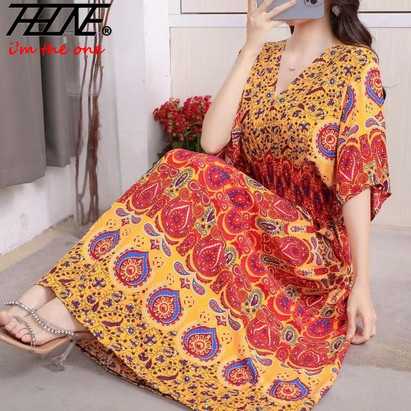 Vestido feminino verão 2024 ma - Indian Summer Vintage Clothing avaliação e preço