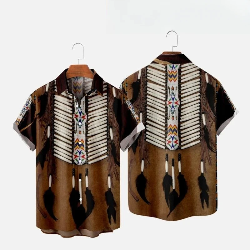 Camisas de Praia Estilo Étnico - Indian Summer Vintage Clothing avaliação e preço