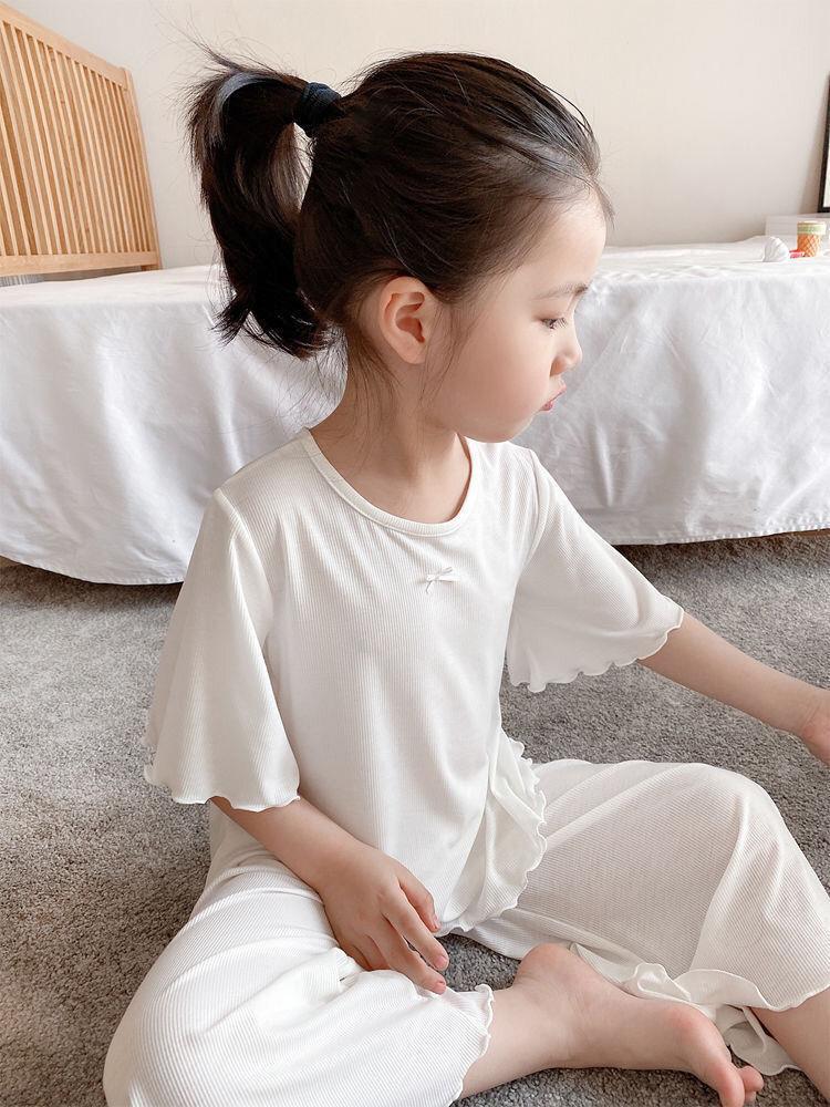 Pijamas Infantis, Roupas para  - Summer Clothing For Teen Girls avaliação e preço