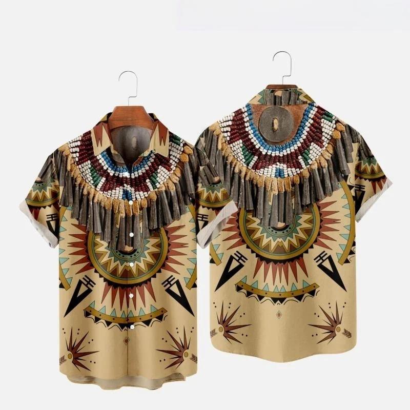 Camisas de Praia Estilo Étnico - Indian Summer Vintage Clothing avaliação e preço