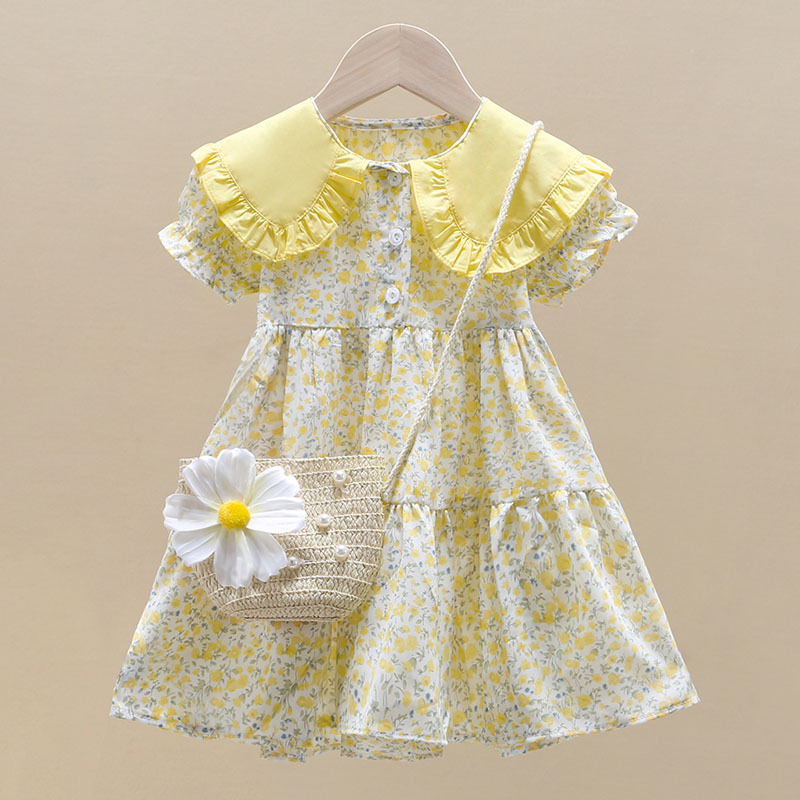 2 pçs verão amarelo floral cri - Summer Clothing For Teen Girls avaliação e preço