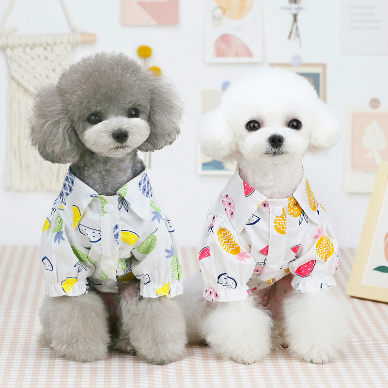 Novas Roupas de Primavera e Ve - Summer Dog Clothing avaliação e preço