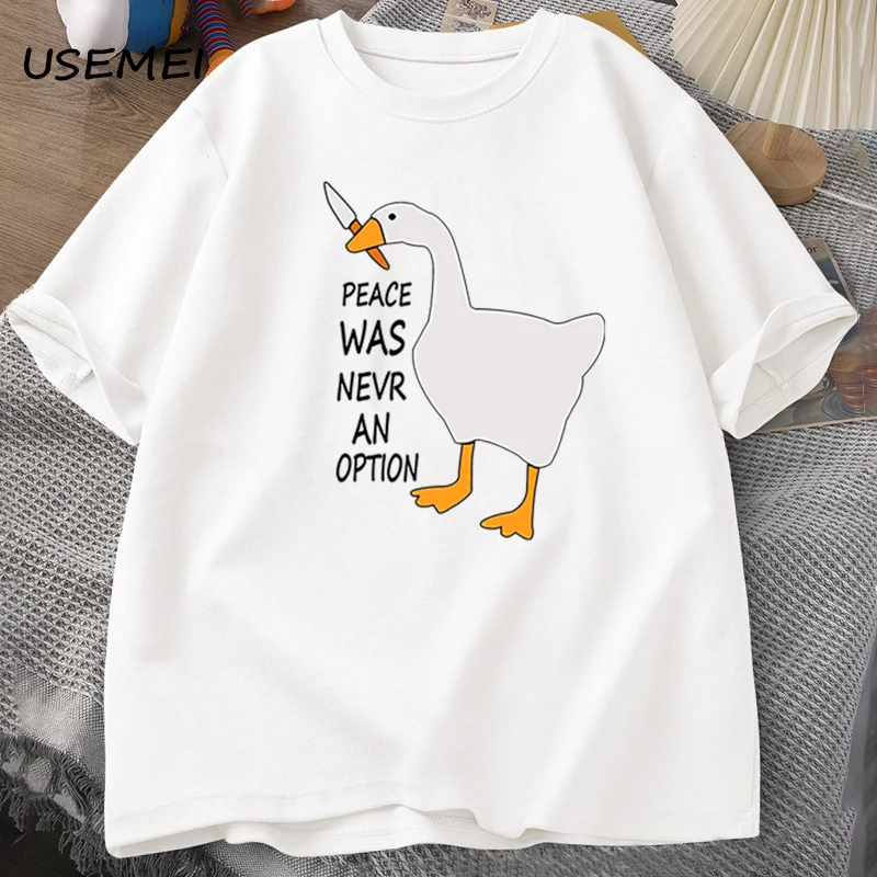 Camisetas Goose Peace Was Neve - Summer Clothing Options avaliação e preço