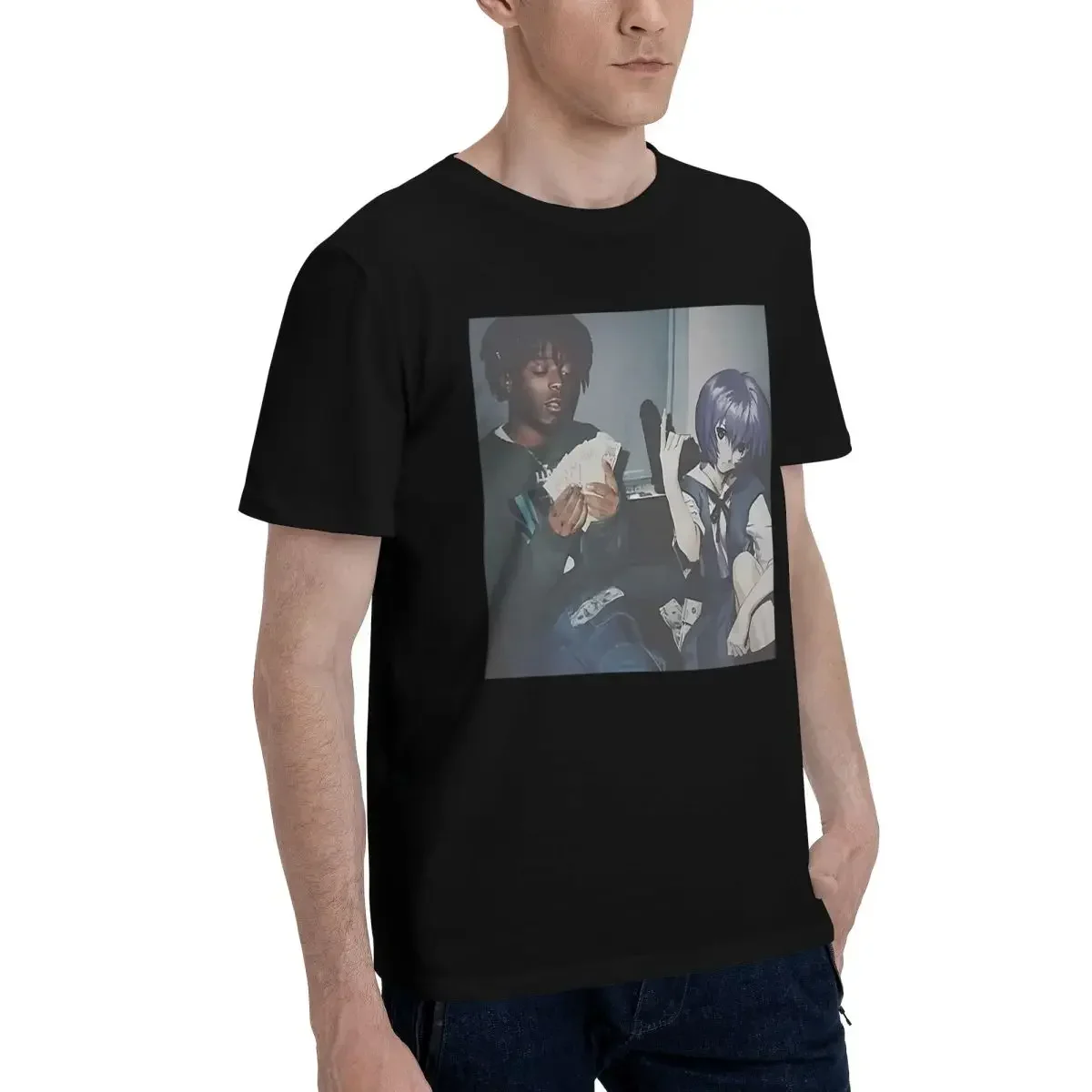 Rei Ayanami Thug Meme 100% alg - Summer Clothing Deals avaliação e preço