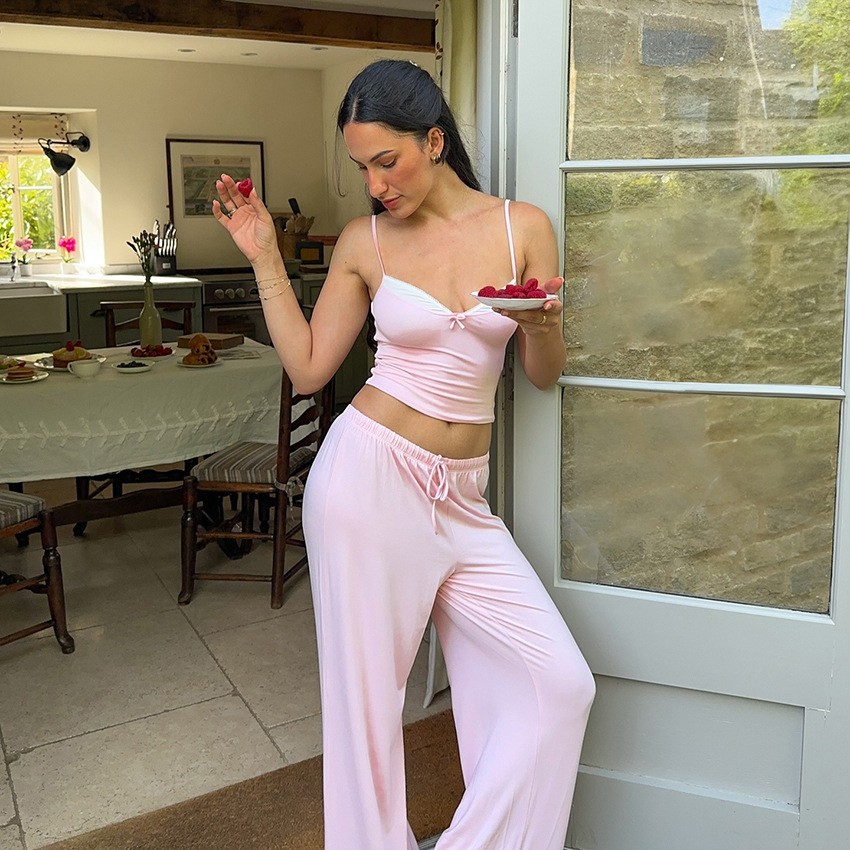 Conjunto de pijama feminino de - Summer Clothing Sets Women avaliação e preço