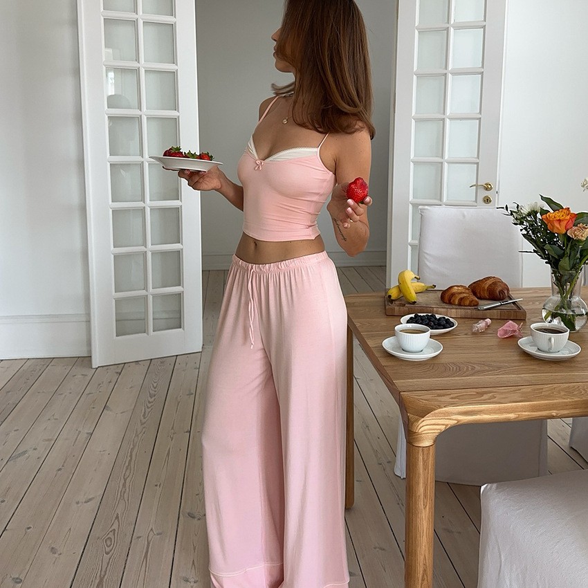 Conjunto de pijama feminino de - Summer Clothing Sets Women avaliação e preço