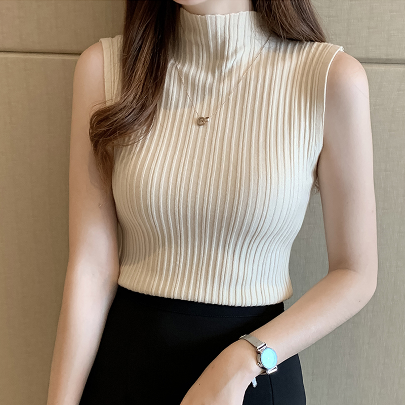 Sólido fino sem mangas camisol - Summer Clothing Yarn avaliação e preço